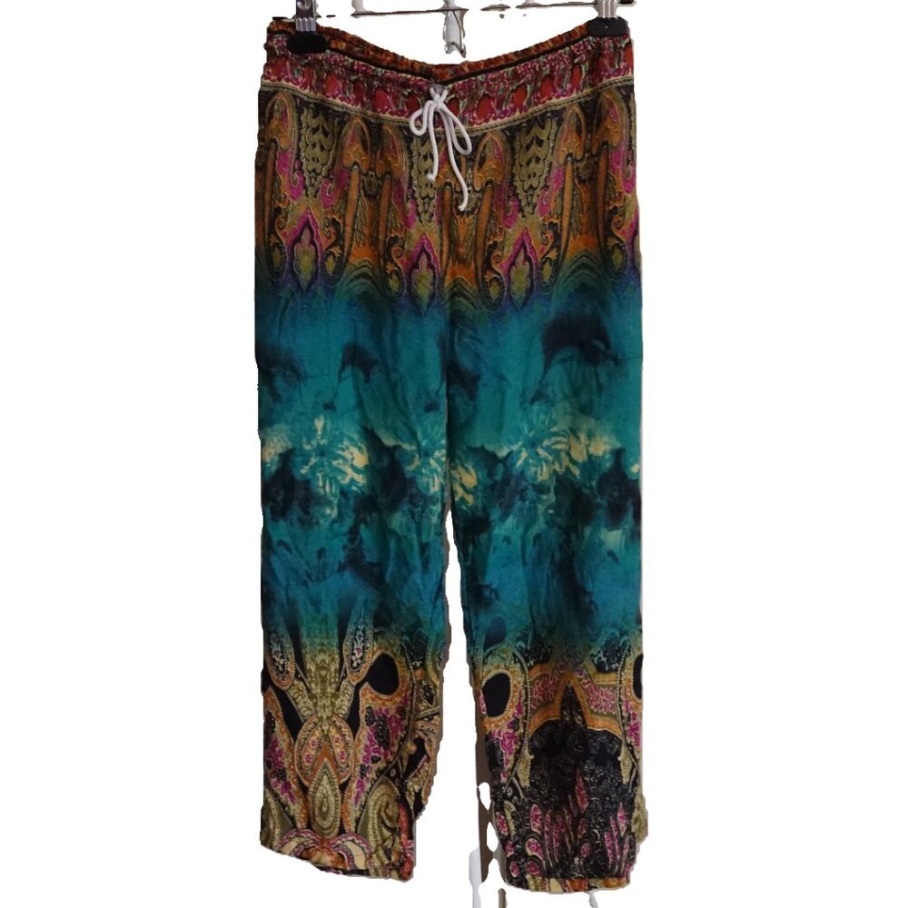 Bamboo House Lounge Straight Leg Pants Size Small